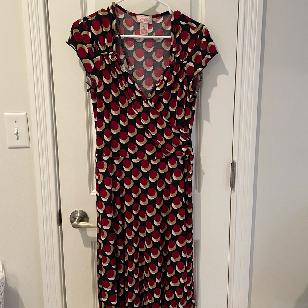 Candies Long Wrap Dress